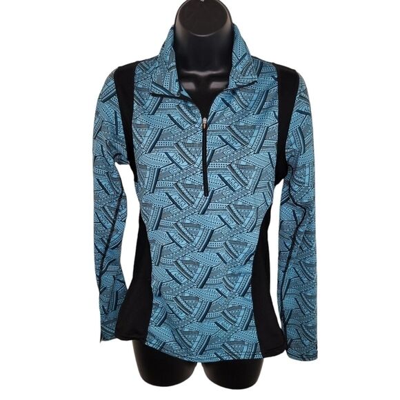 Kerrits Southwestern print quarter zip pull over jacket size XS - Picture 1 of 7